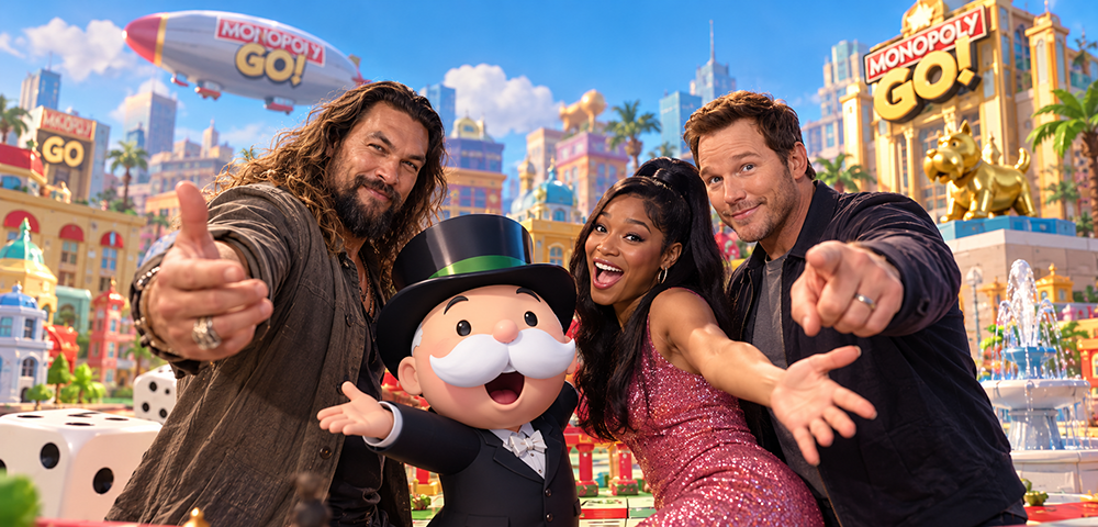 Monopoly GO! Celebrity City Celebration — Friendship Pays campaign